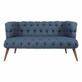 Ze10 Design West Monreo Loveseat Gece Mavisi İkili Koltuk