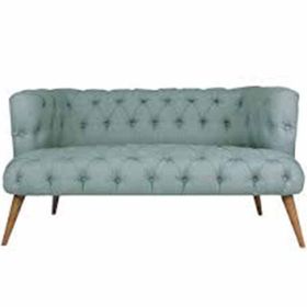 Ze10 Design West Monreo Loveseat Indigo Mavi İkili Koltuk