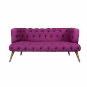 Ze10 Design West Monreo Loveseat Mor İkili Koltuk