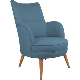Ze10 Gece Mavisi Design Victoria Tekli Koltuk