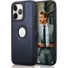 Zebana Apple iPhone 11 Pro Max Lacivert Business Deri Cep Telefonu Kılıfı