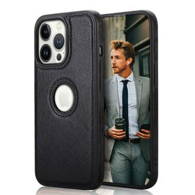 Zebana Apple iPhone 13 Pro Siyah Business Deri Cep Telefonu Kılıfı