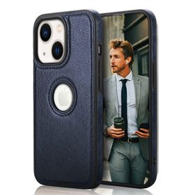 Zebana Apple iPhone 14 Plus Lacivert Business Deri Kılıf