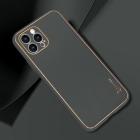 Zebana Apple iPhone 14 Pro Yeşil Gold Design Deri Kılıf