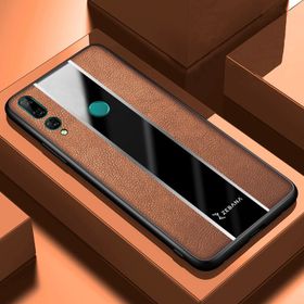 Zebana Huawei Y9 Prime 2019 Kahverengi Premium Deri Cep Telefonu Kılıfı