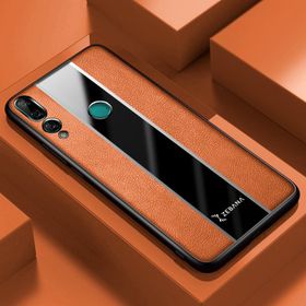 Zebana Huawei Y9 Prime 2019 Kahverengi Premium Deri Cep Telefonu Kılıfı