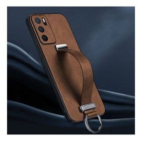 Zebana Oppo A16 Lacivert Classic Deri Cep Telefonu Kılıfı