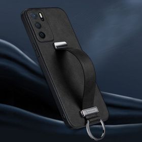 Zebana Oppo A16 Siyah Classic Deri Kılıf