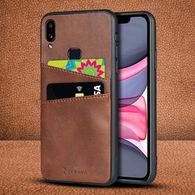 Zebana Samsung Galaxy A10S Kahverengi Swank Cepli Kılıf