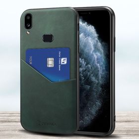 Zebana Samsung Galaxy A10S Yeşil Cepli Nubuk Kılıf