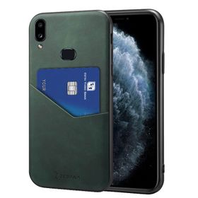 Zebana Samsung Galaxy A10S Yeşil Cepli Nubuk Kılıf