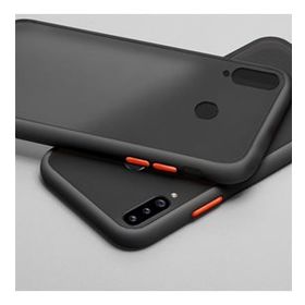 Zebana Samsung Galaxy A20S Kırmızı Stylish Silikon Kenar Kılıf
