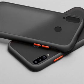 Zebana Samsung Galaxy A20S Siyah Stylish Silikon Kenar Kılıf
