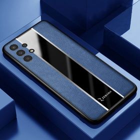 Zebana Samsung Galaxy A73 5G Mavi Premium Deri Kılıf