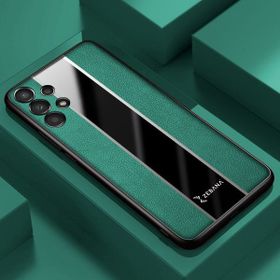 Zebana Samsung Galaxy A73 5G Yeşil Premium Deri Kılıf