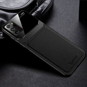Zebana Samsung Galaxy Note 20 Ultra 5G Siyah Lens Deri Kılıf
