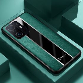 Zebana Xiaomi Mi 11T Yeşil Premium Deri Cep Telefonu Kılıfı