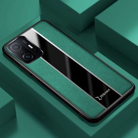 Zebana Xiaomi Mi 11T Yeşil Premium Deri Cep Telefonu Kılıfı