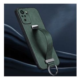 Zebana Xiaomi Redmi Note 10 Siyah Classic Deri Cep Telefonu Kılıfı