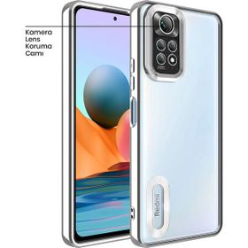 Zebana Xiaomi Redmi Note 11 Gri Glint Silikon Cep Telefonu Kılıfı