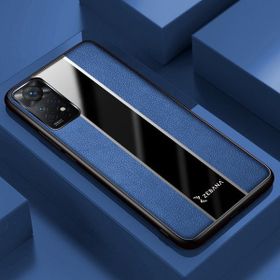 Zebana Xiaomi Redmi Note 11 Pro 5G Mavi Premium Deri Cep Telefonu Kılıfı