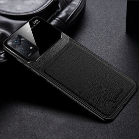 Zebana Xiaomi Redmi Note 11 Pro Siyah Lens Deri Cep Telefonu Kılıfı