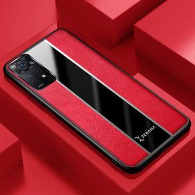 Zebana Xiaomi Redmi Note 11S Kırmızı Premium Deri Cep Telefonu Kılıfı