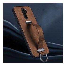 Zebana Xiaomi Redmi Note 8 Pro Kahverengi Classic Deri Kılıf