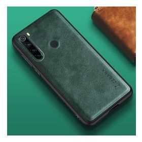 Zebana Xiaomi Redmi Note 8 Yeşil Lüx Deri Kılıf