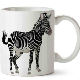 Zebra Baskılı Kupa Bardak