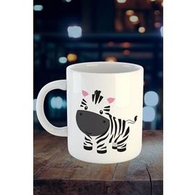Zebra Baskılı Kupa Bardak