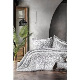 Zebra Casa All Days Boungh Füme Tek Kişilik Yatak Örtüsü