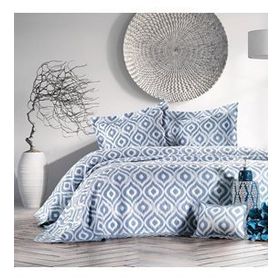 Zebra Casa All Days İkat İndigo Tek Kişilik Yatak Örtüsü