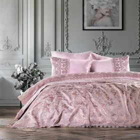 Zebra Casa Mantova Pudra Çift Kişilik Nevresim Pike Seti