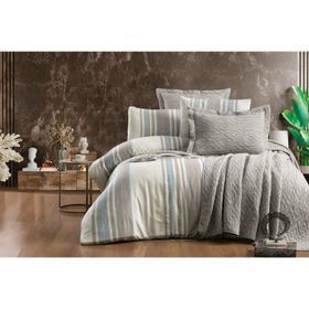 Zebra Casa ZC02 Laden Vizon Yatak Örtüsü Seti