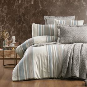 Zebra Casa ZC02 Laden Vizon Yatak Örtüsü Seti