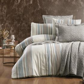 Zebra Casa ZC02 Laden Vizon Yatak Örtüsü Seti