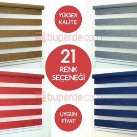 ZebraEvim Gri Bambu 170x200 cm Zebra Perde