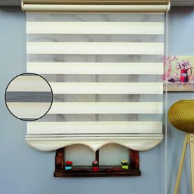ZebraEvim Krem Bambu 110x200 cm Zebra Perde