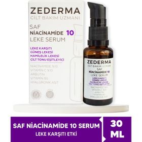 Zederma 30 ml Saf Niacinamide %10 Leke Karşıtı Bakım Serumu