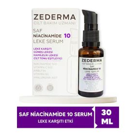 Zederma 30 ml Saf Niacinamide %10 Leke Karşıtı Bakım Serumu