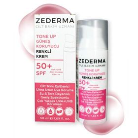 Zederma Tone Up SPF50 50 ml Güneş Koruyucu Renkli Krem
