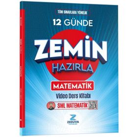 Zeduva Yayınları 2026 SML Matematik 12 Günde Zemin Hazırla Matematik Video Ders Kitabı