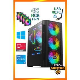 Zeiron BS19 i5-12400F 32GB RAM 1TB SSD 8GB RX 580 FreeDOS Oyun Bilgisayarı