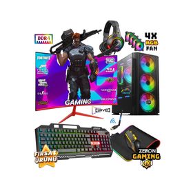Zeiron NCX20 i5-12400F 32GB RAM 512GB SSD 8GB RTX 3050 FreeDOS 24 inç Monitör Oyun Bilgisayarı