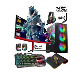 Zeiron Prime X70 Ryzen 5 5500 32GB RAM 512GB SSD RTX 3050 FreeDOS 24 inç Monitör Oyun Bilgisayarı