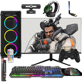 Zeiron ZRN-AMX30 Ryzen 5 3600 8GB RAM 120GB + 500GB SSD RX 550 FreeDOS 23.8 inç Oyun Bilgisayarı