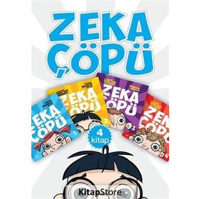 Zeka Çöpü Seti 4 Kitap - Ahmet Bilal Yaprakdal