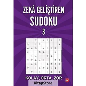 Zeka Geliştiren Sudoku-3 - Beyaz Balina Yayınları