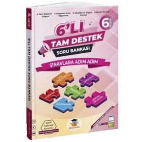 Zeka Küpü Yayınları - 6. Sınıf 6'lı Tam Destek Tüm Dersler Soru Bankası
